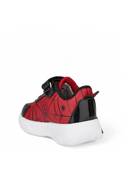 SPIDERMAN 836 Orthopedic Baby Boy Red Lighted Sneaker