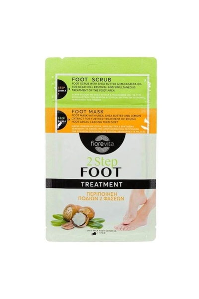 Fiorevita Kit Cremă și Mască Exfoliantă pentru Îngrijirea Picioarelor -
