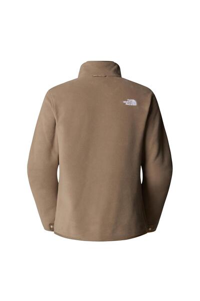 THE NORTH FACE Kadın Glacier Tam Fermuarlı Polar NF0A8D2FBOW1 Kahverengi-L
