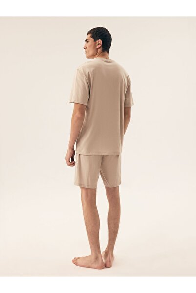 Henderson Men's Pajama Set Homewear 2-Piece T-Shirt & Shorts Relaxed Fit 100% Cotton | Olive