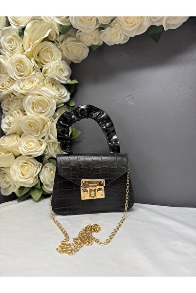 MİOSSA حقيبة يد صغيرة للأطفال بسلسلة سوداء