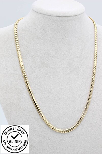 XUPING JEWELRY Stil Incisi/Xupıng Jewelry 14 Ayar Altın Kaplama Balık Sırtı K...