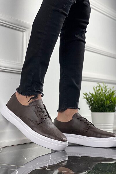 Zerenyus Ανδρικά παπούτσια Rexo Premium Casual Daily Καφέ