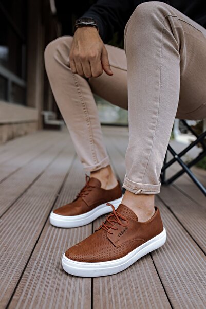 Zerenyus Ανδρικά παπούτσια Rexo Premium Casual Daily Tan