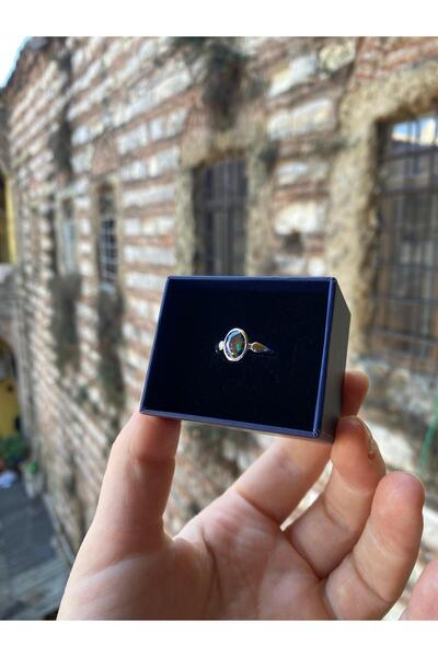 By Atölye Mistiktopaz Taşlı Gümüş Yüzük