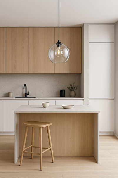 TK-Lighting Cubus Transparent Pendant