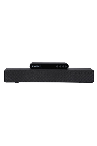 KRYPTON Portable Wireless Sound Bar with Bluetooth, USB/AUX Input, Deep Bass, Mobile Holder, Clear Audio
