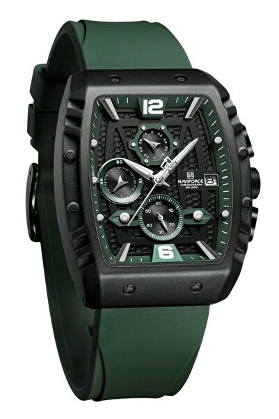 Naviforce Waterproof Chronograph Sport Watch for Men, with Auto Date Quartz Wrist Watch, Colorful Si