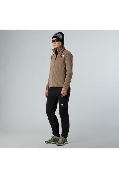 THE NORTH FACE Kadın Glacier Tam Fermuarlı Polar NF0A8D2FBOW1 Kahverengi-L