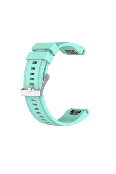Edman strap compatible Garmin Fenix 6X/6x pro solar/5x/5x Puls/Fenix 3/3 sapphire, 26 mm,Turquoise