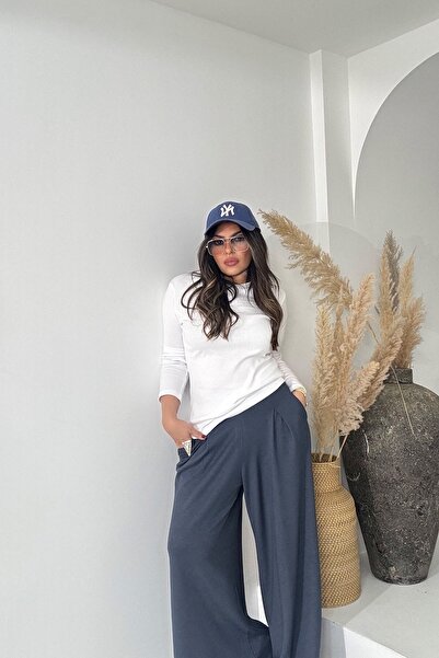 Sohotique By P Modal Fabric Pencil Pants Anthracite