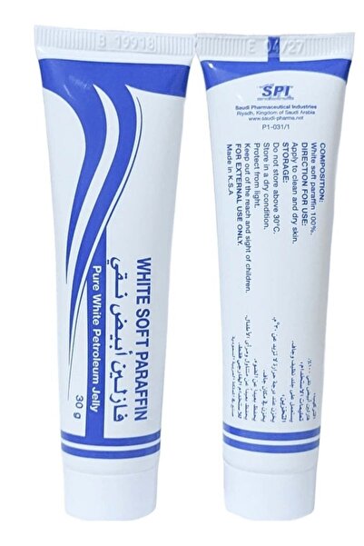 SPİ فازلين أبيض ناعم لترطيب وحماية البشرة والشفتين – 30 جرام