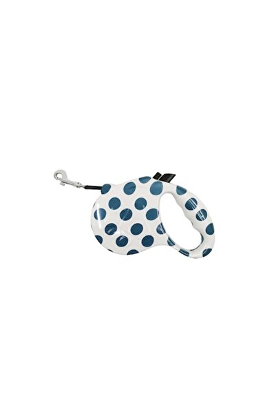 Doty Lesă retractabilă PlushLeash Doty®, 5 m, design creativ cu buline, ideală pentru animale de companie de mărime medie