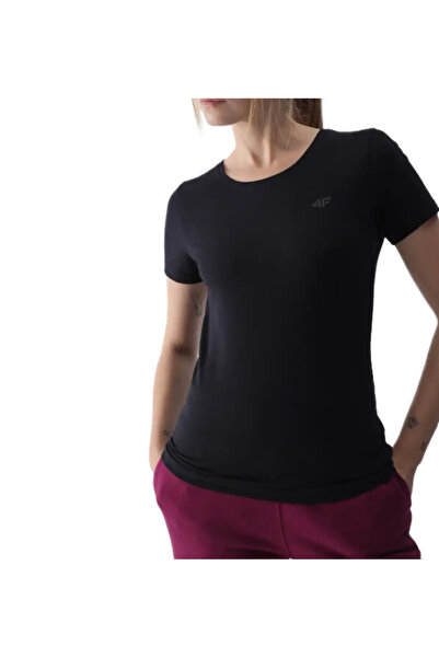 4F Γυναικείο μπλουζάκι TSHIRT F1845 μαύρο
