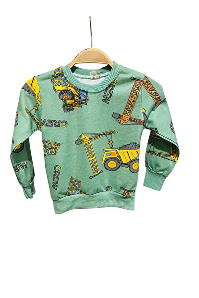 YUMİYUMM Boy's Seasonal Workwear Scoop Pattern Pajama Set