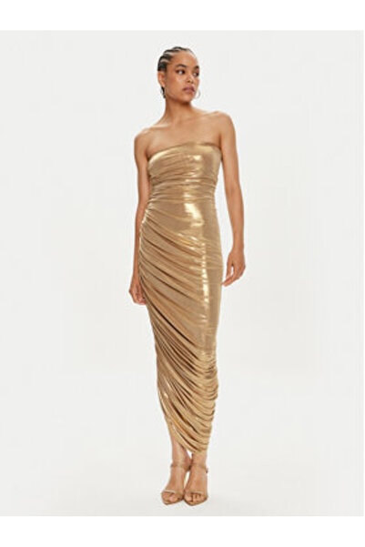Norma Kamali Women's Evening dress ST1243LMD46008 Gold-colored