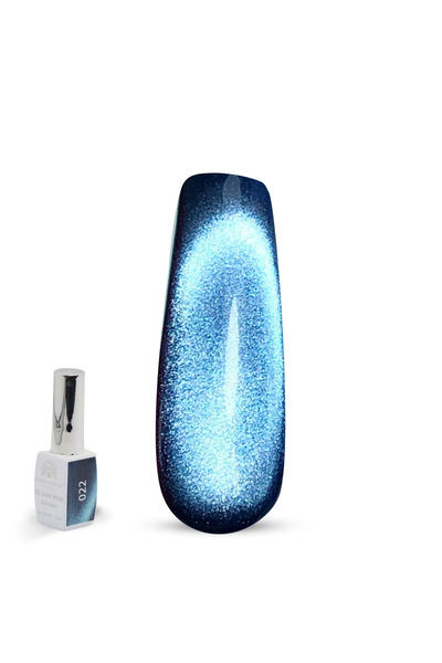 global fashion طلاء أظافر جل عيون القطة سنو وايت ثلاثي الأبعاد - 15 مل، جل لا...