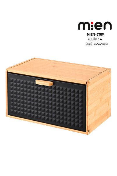 MİEN Ekmek Dolabı Pane Siyah MIEN-5T09