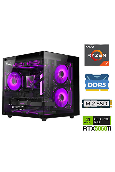 XASER Elite X160 Ryzen 7 7800X3D 32GB DDR5 Ram 1TB M.2 NVMe SSD 16GB RTX5060T...