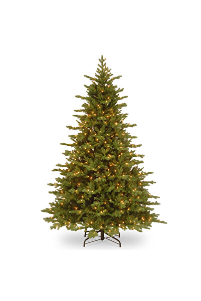 BraziPremium By OLLMA Brad de Crăciun artificial verde Viena cu luminițe, PE,...