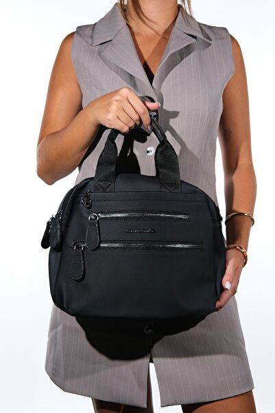 LuviShoes Γυναικεία καθημερινή τσάντα 869 Black Karaca