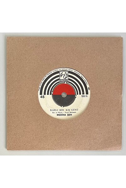 Şahinler Plak ميديها شين - يوم شتوي غائم - أسطوانة فونوغرافية مقاس 45 (طبعة أ...