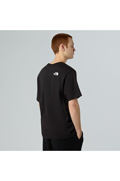 THE NORTH FACE Unisex Icon Mountain Relaxed T-Shirt Nf0A8Eu7Jk31 Black-Xxl