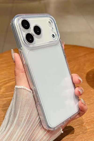 WANNA PROTECT iPhone 17 Pro Compatible Camera Protruding Protected Soft Transparent Phone Case Cover