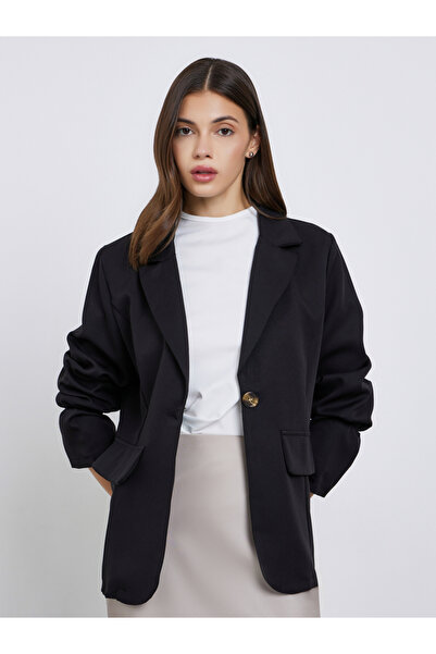 Take Two By Styli Women Solid Casual Blazer