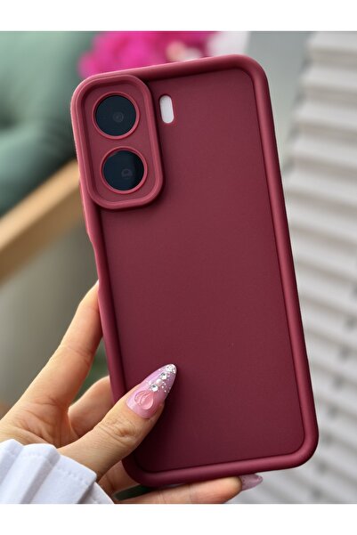 Go Aksesuar Redmi 13C Uyumlu Mat Lansman Parmak İzi Bırakmaz Esnek Silikon Kılıf