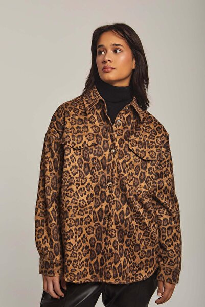 DALYDRESS Tiger Print Heavy Shirt