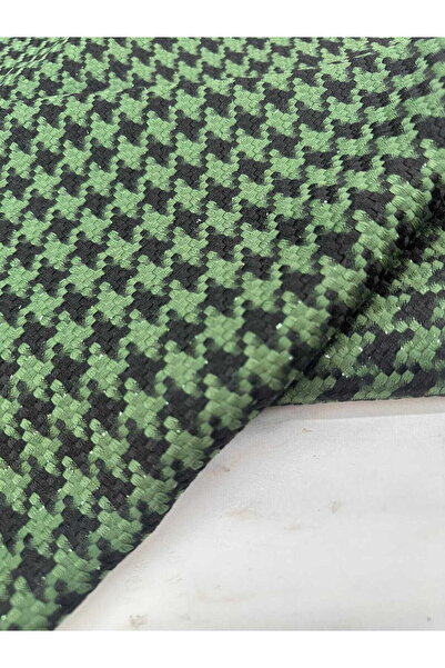 ipekkumaş Model verde de picior de găină, țesătură Chanel, rochie, fustă, hai...