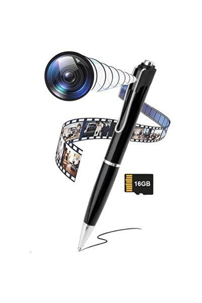 iUni Mini cameră Pix W9, Full HD, card MicroSD de 16 GB, înregistrare audio-v...