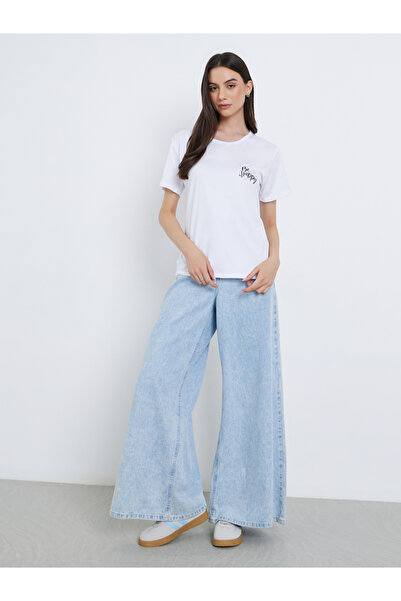 Take Two By Styli Slogan Print Regular Fit T-Shirt