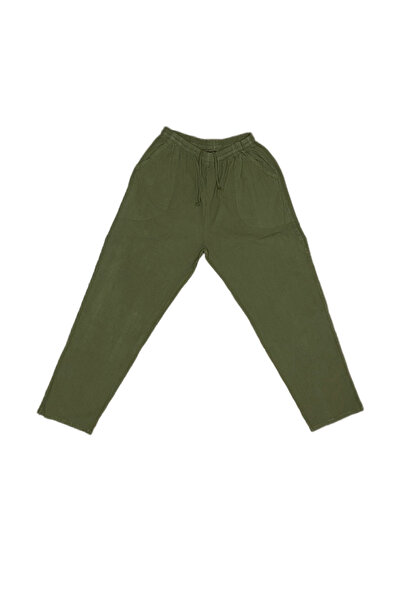 DUXA %100 PAMUK, KETEN KUMAŞTAN BELİ LASTİKLİ VE BAĞCIKLI ERKEK PANTOLON(SOLMA VE ÇEKME YAPMAZ)