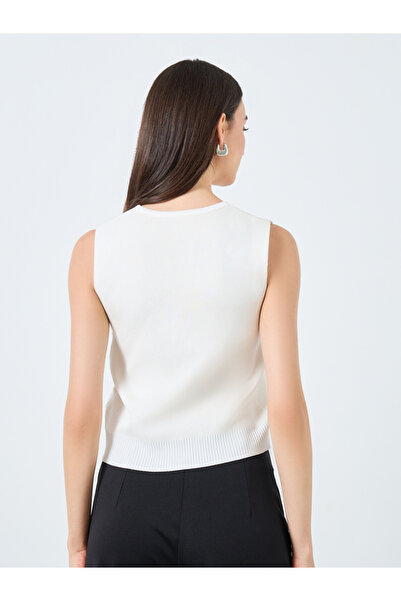 Take Two By Styli Women Elegant Sleeveless White Tank