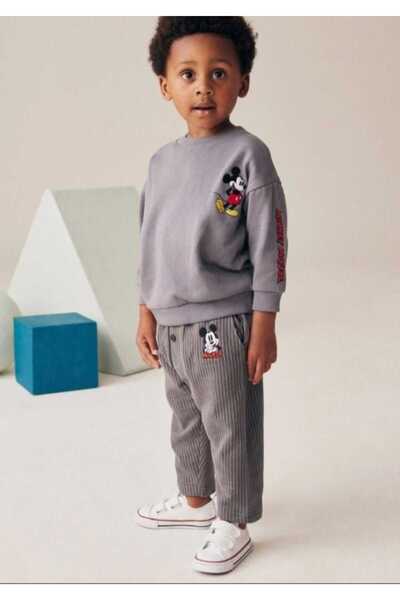 LUCCO Erkek Çocuk Mickey Mouse Alt Üst Takım