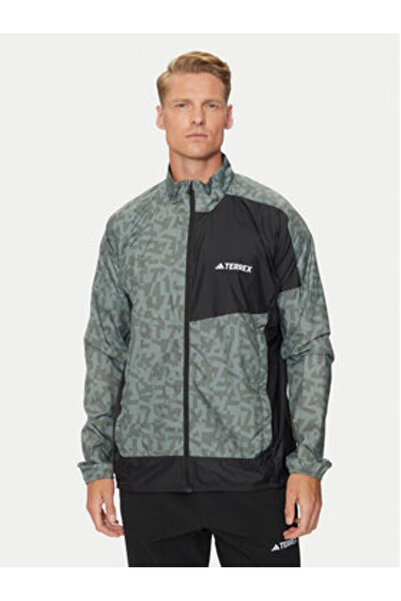 adidas Ανδρικό μπουφάν τρεξίματος IW9238 Πράσινο