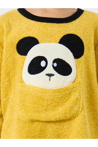 Take Two By Styli Boys Pocket Detail Polar Fleece Top and Pyjama Set