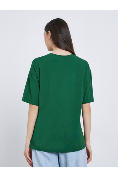 Take Two By Styli Slogan Print Oversized T-Shirt