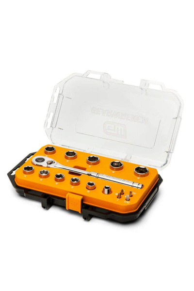 GearWrench 16-Piece 72-Tooth 6-Point Metric Mechanics Tool Set 3/8inch