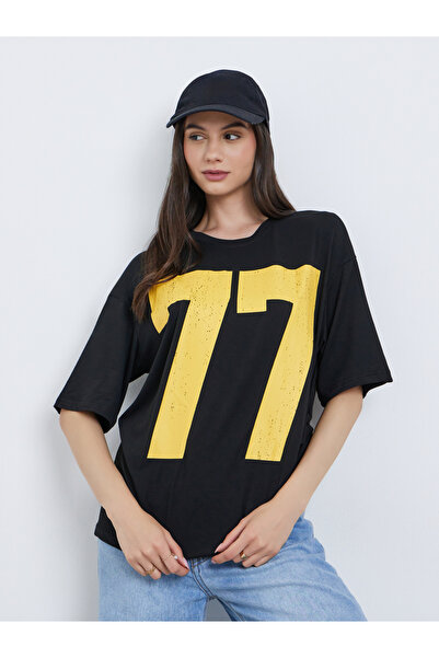 Take Two By Styli Graphic Print Oversized T-Shirt