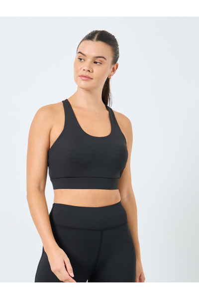 Styli Mesh Cross Strap Sports Bra