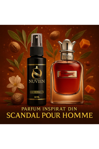 Nuvien Eau de parfum, 50 ml - N005, inspired by Scandal Pour Homme