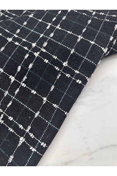 ipekkumaş قماش شانيل أسود للفساتين والتنانير والقمصان والسترات، يُباع لدينا ب...