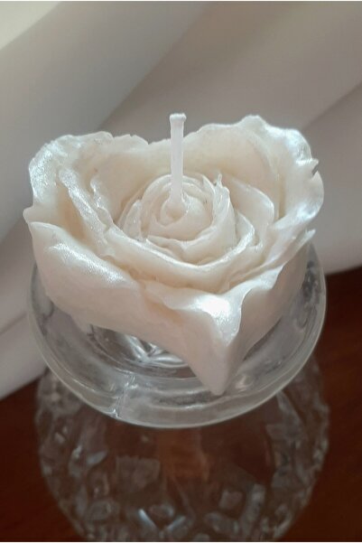 ArtINA esmaraldchic Lumanare parfumata inima sidefata in cutiuta pentru cadouri dragute, handmade, ceara soia