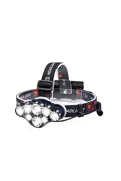 stuffix Lanternă frontală Premium, 8 LED-uri, lumină roșie de siguranță, 13.0...