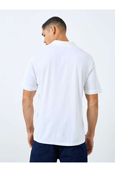 Styli Men Regular Fit Polo with Side Button Detail