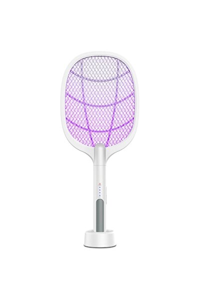 Amtok Rachetă electrică pentru țânțari și insecte 2 în 1 cu lumină,