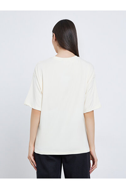 Take Two By Styli Slogan Print Oversized T-Shirt